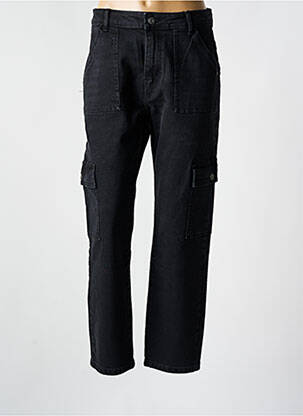 Pantalon cargo coupe droite noir NOISY MAY femme