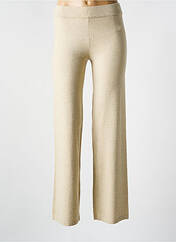 Pantalon droit beige MSCH COPENHAGEN pour femme seconde vue