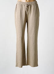 Pantalon droit beige MUS & BOMBON pour femme seconde vue