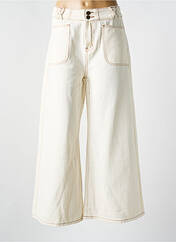 Pantalon flare blanc SK pour femme seconde vue