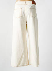 Pantalon flare blanc SK pour femme seconde vue