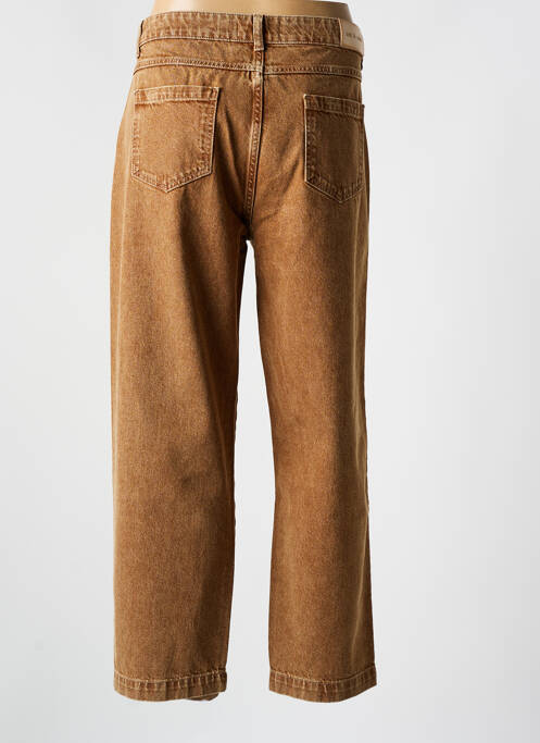 Jean coupe Mom marron INDI & COLD pour femme