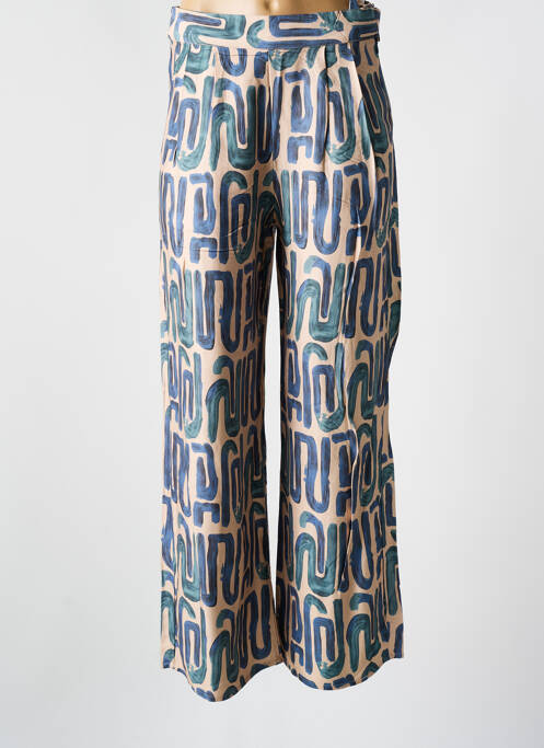 Pantalon droit bleu SK pour femme