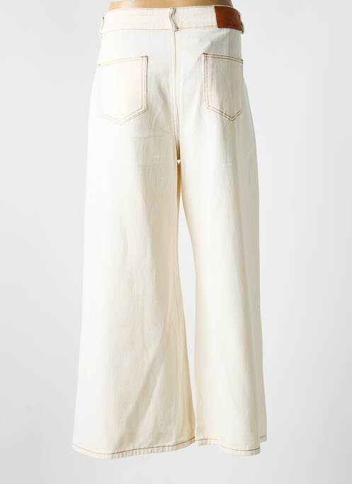 Pantalon flare blanc SK pour femme
