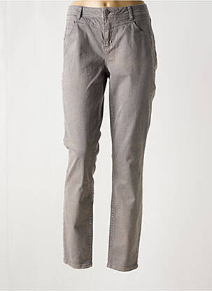Jeans coupe slim stretch taille normale gris STREET ONE femme