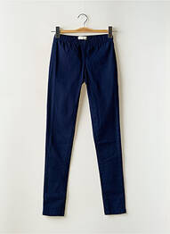 Jegging tissage popeline taille normale bleu PIECES femme