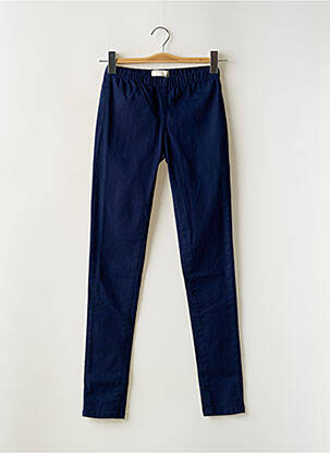 Jegging tissage popeline taille normale bleu PIECES femme