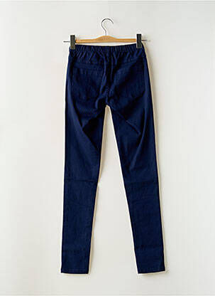 Jegging tissage popeline taille normale bleu PIECES femme