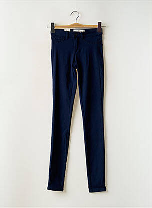 Pantalon slim stretch taille normale bleu PIECES femme