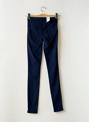 Pantalon slim stretch taille normale bleu PIECES femme