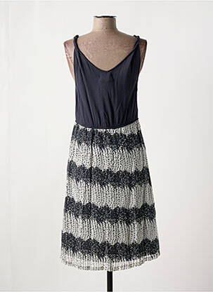Robe mi-longue sans manche sans manche gris CREAM femme