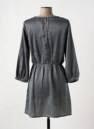 Robe courte manches longues manches longues gris LILI SIDONIO femme