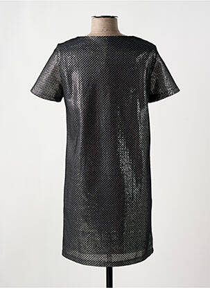 Robe courte manches courtes manches courtes argent NOISY MAY femme
