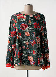 Blouse imprimé fleurs manches longues vert STREET ONE femme