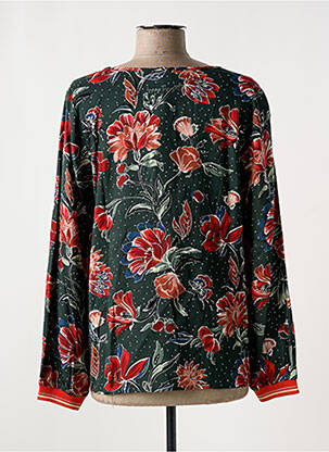 Blouse imprimé fleurs manches longues vert STREET ONE femme