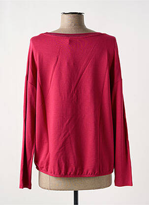 Sweat-shirt stretch manches longues rose STREET ONE femme