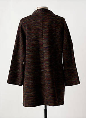 Manteau long coupe droite sans capuche bleu GABRIELLE BY MOLLY BRACKEN femme