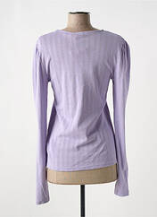 Pull violet ICHI pour femme seconde vue