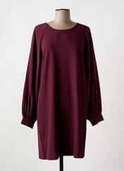 Robe courte violet ICHI pour femme seconde vue