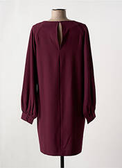Robe courte violet ICHI pour femme seconde vue