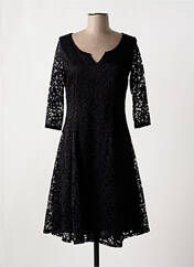 Robe mi-longue noir REVD'ELLE pour femme seconde vue