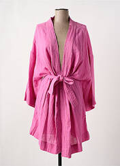 Veste kimono rose ICHI pour femme seconde vue