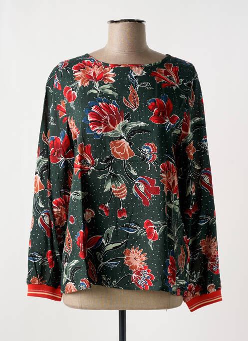 Blouse imprimé fleurs manches longues vert STREET ONE femme