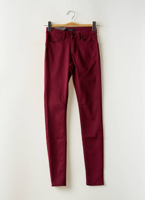 Jeans skinny rouge VILA pour femme
