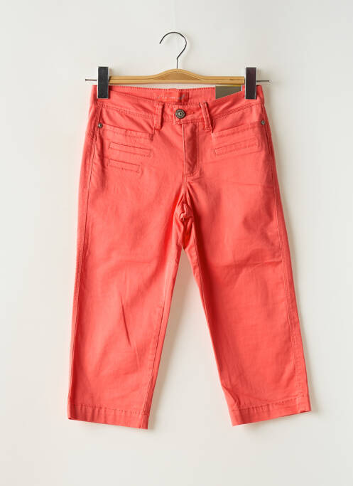 Pantacourt orange STREET ONE pour femme