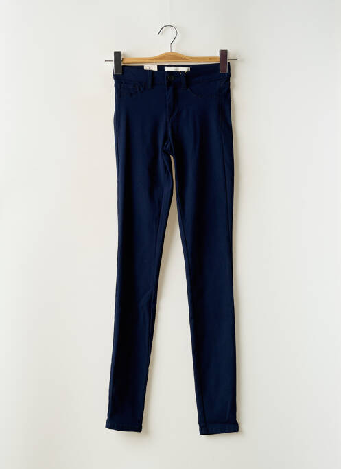 Pantalon slim bleu PIECES pour femme