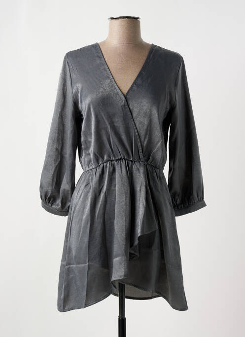 Robe courte gris LILI SIDONIO pour femme