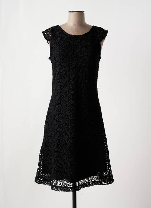 Robe mi-longue noir STREET ONE pour femme