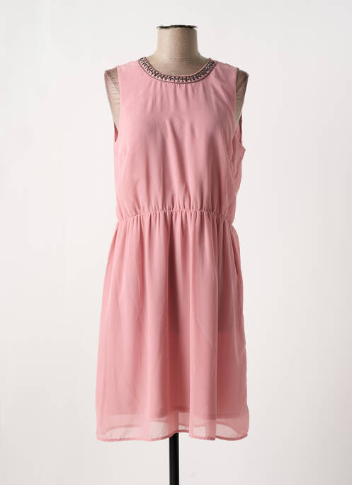 Robe mi-longue rose VERO MODA pour femme