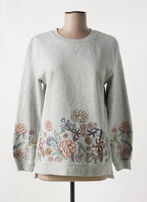 Sweat-shirt gris WHITE STUFF pour femme