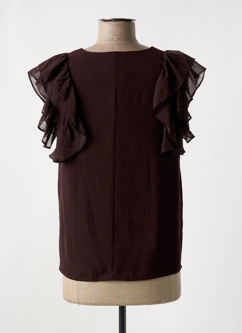 Top marron AWARE BY VERO MODA pour femme