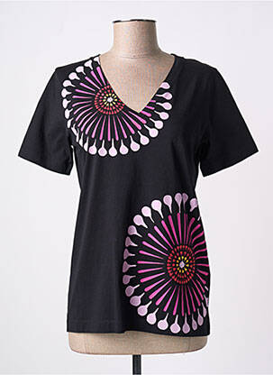 T-shirt imprimé fantaisie manches courtes noir PAUL SMITH femme