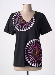 T-shirt imprimé fantaisie manches courtes noir PAUL SMITH femme