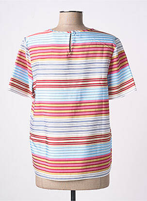 Top imprimé fantaisie manches courtes bleu PAUL SMITH femme