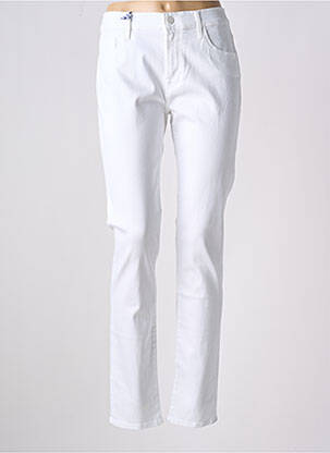 Pantalon slim poches blanc JACOB COHEN femme