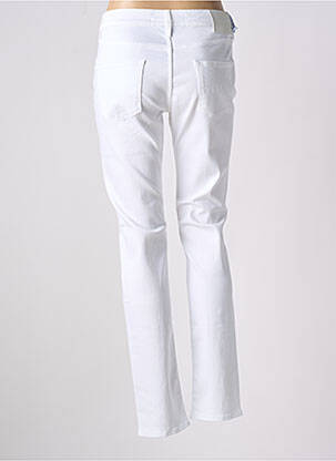 Pantalon slim poches blanc JACOB COHEN femme