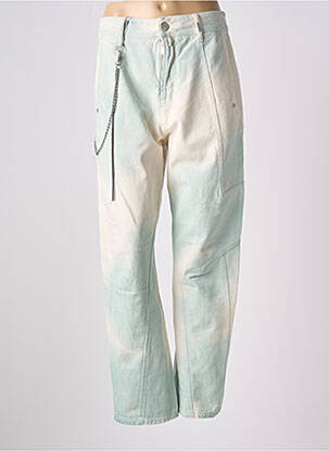 Jeans boyfriend poches bleu HICH USE femme