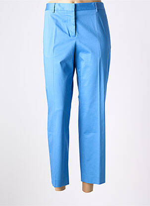 Pantalon 7/8 fermeture zippée sous rabat boutonné bleu PAUL SMITH femme