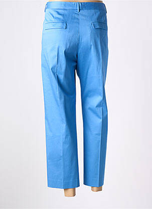 Pantalon 7/8 fermeture zippée sous rabat boutonné bleu PAUL SMITH femme