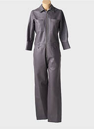 Combi-pantalon poches manches longues gris MAX & MOI femme