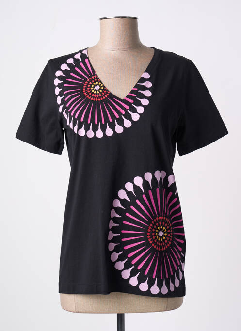 T-shirt imprimé fantaisie manches courtes noir PAUL SMITH femme