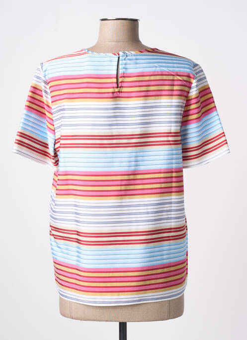 Top imprimé fantaisie manches courtes bleu PAUL SMITH femme