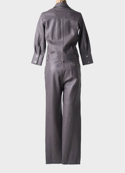 Combi-pantalon poches manches longues gris MAX & MOI femme