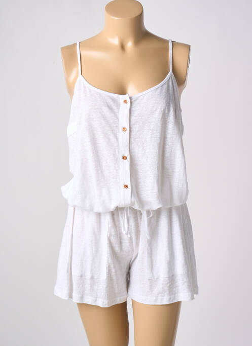 Combishort blanc MAX & MOI pour femme
