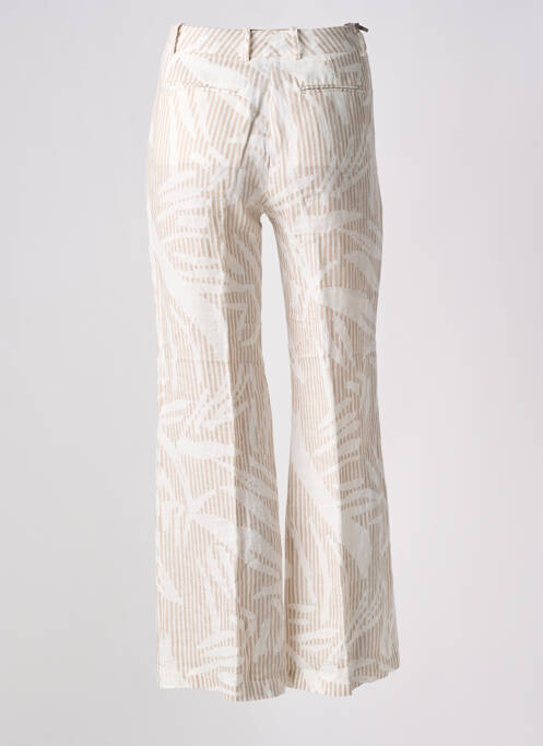 Pantalon droit beige ROSSO 35 pour femme