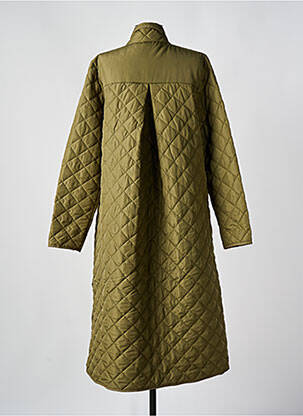 Doudoune manches longues sans capuche vert CULTURE femme